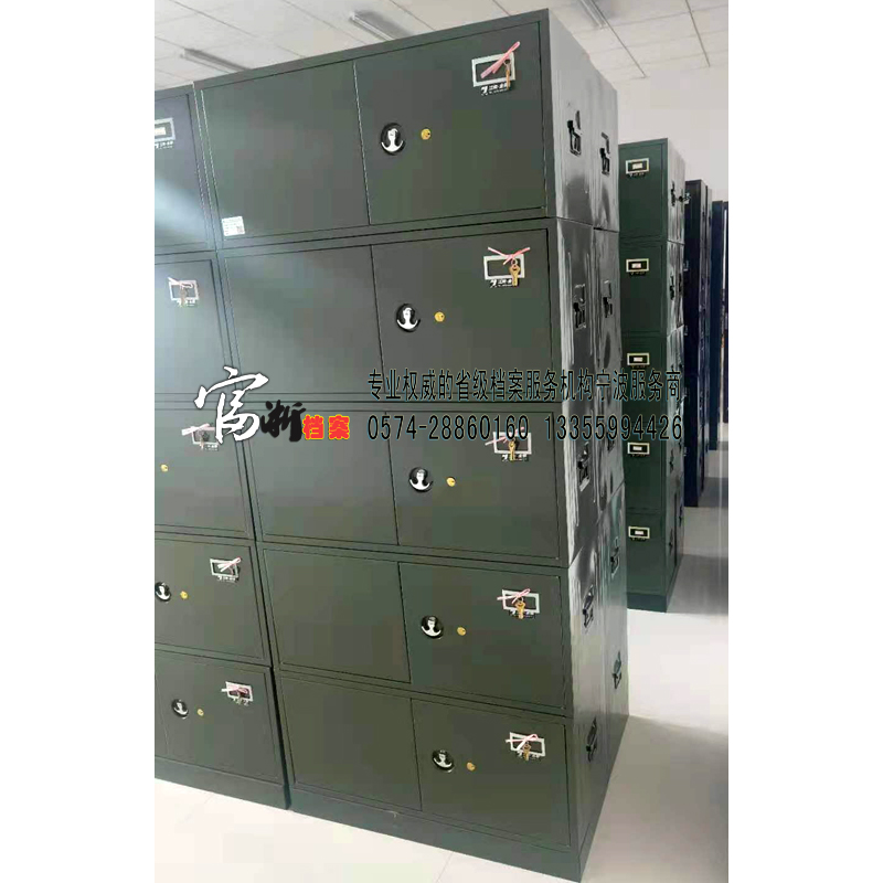 江南金狮草绿五层文书档案柜